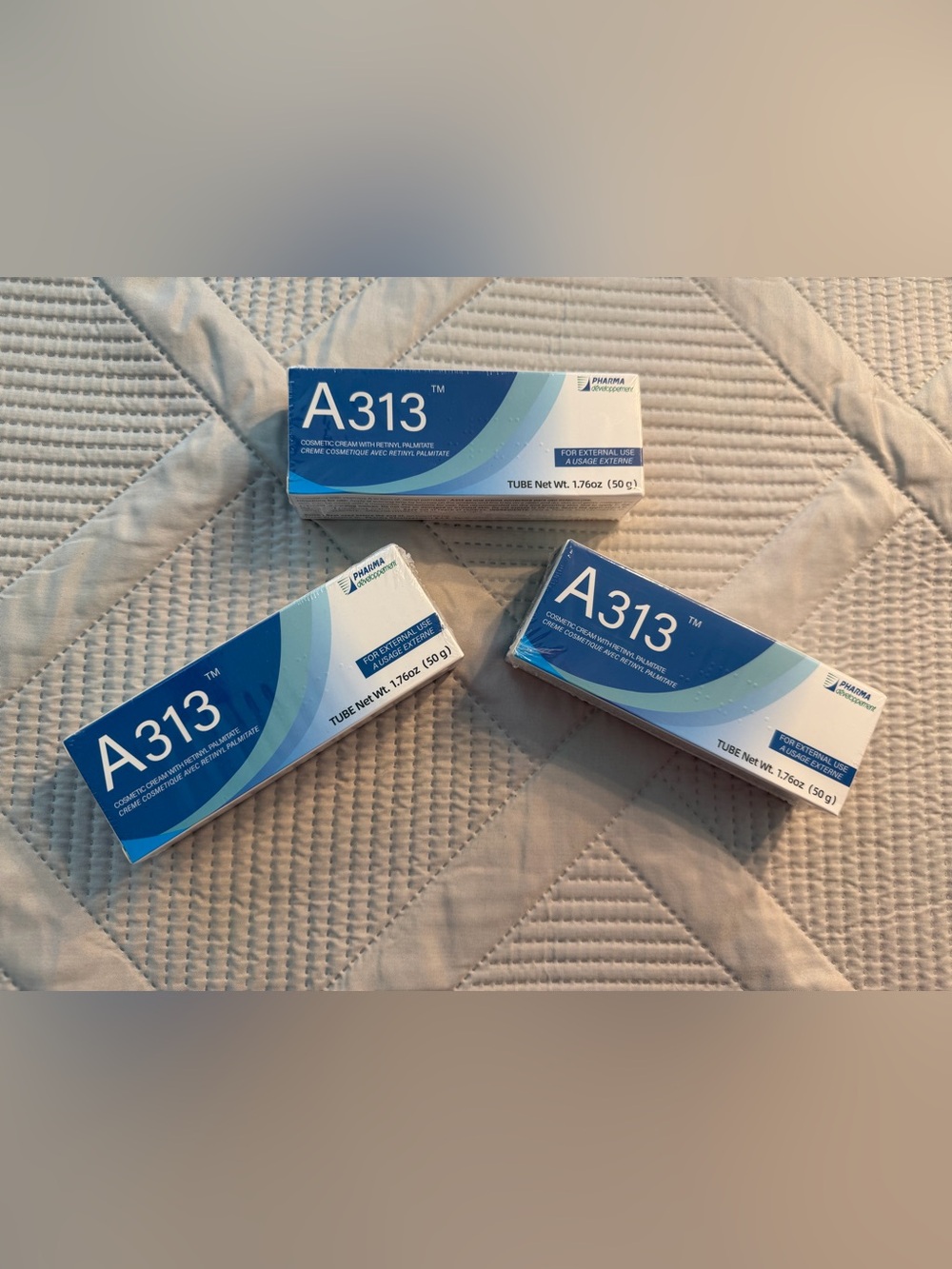 A313 Cosmetic Cream with Retinyl Palmitate – 3 New in Sealed Boxes